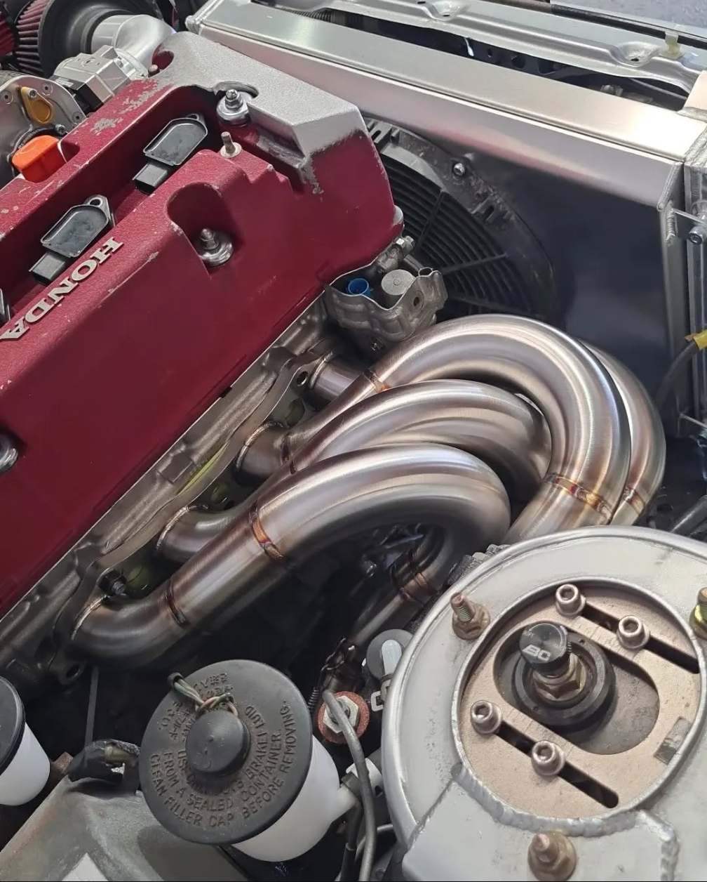 AE86 - ホンダK24 FRエキゾーストヘッダー