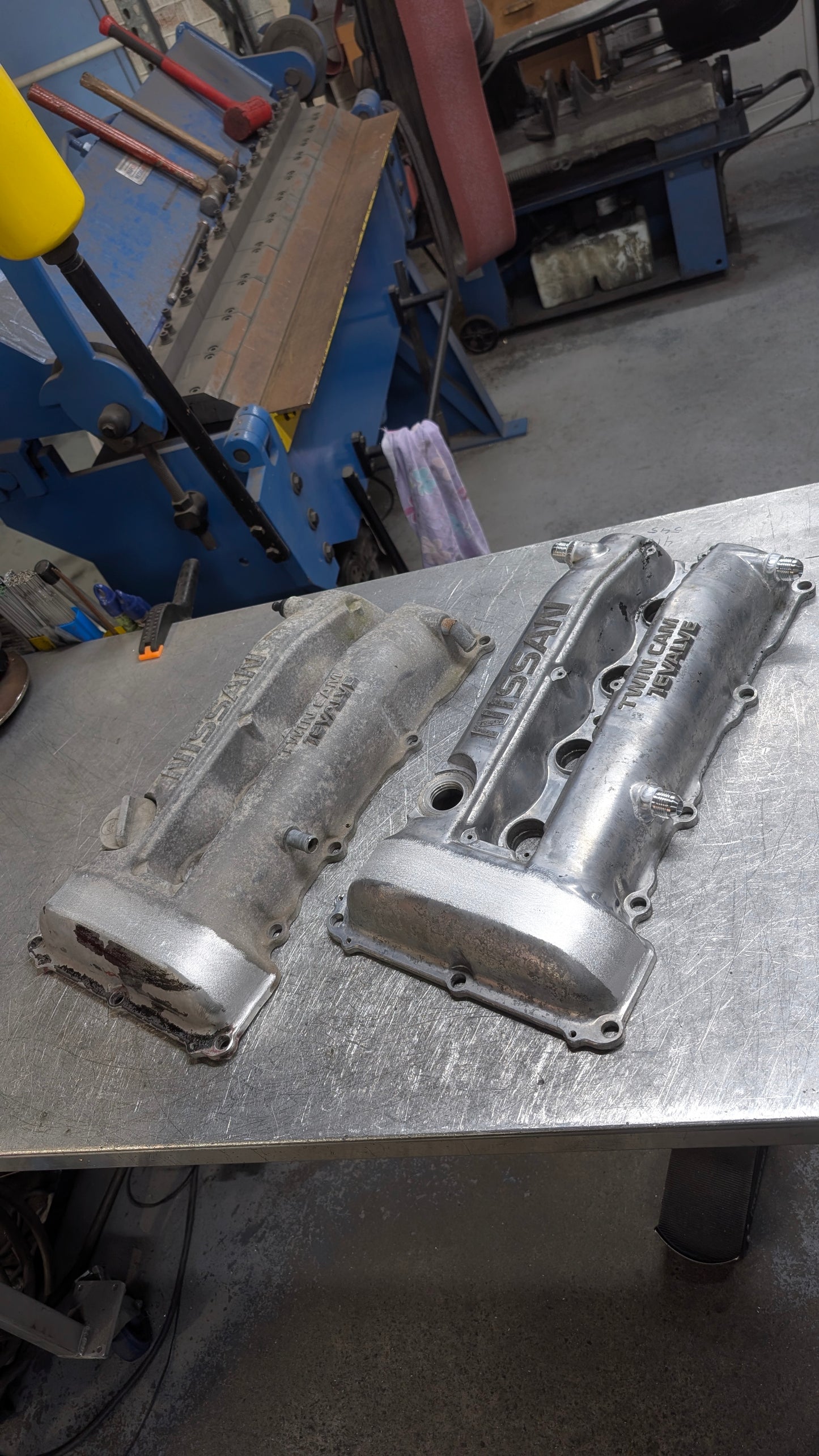 SR20 Hybrid Cam Cover Modification