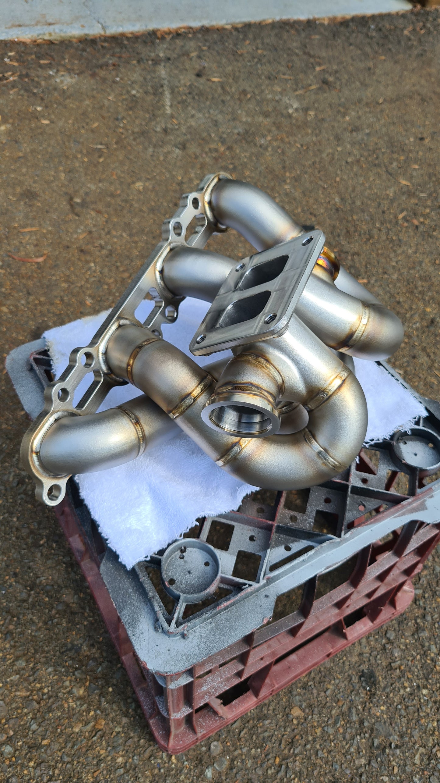 SR20 T4 High mount manifold