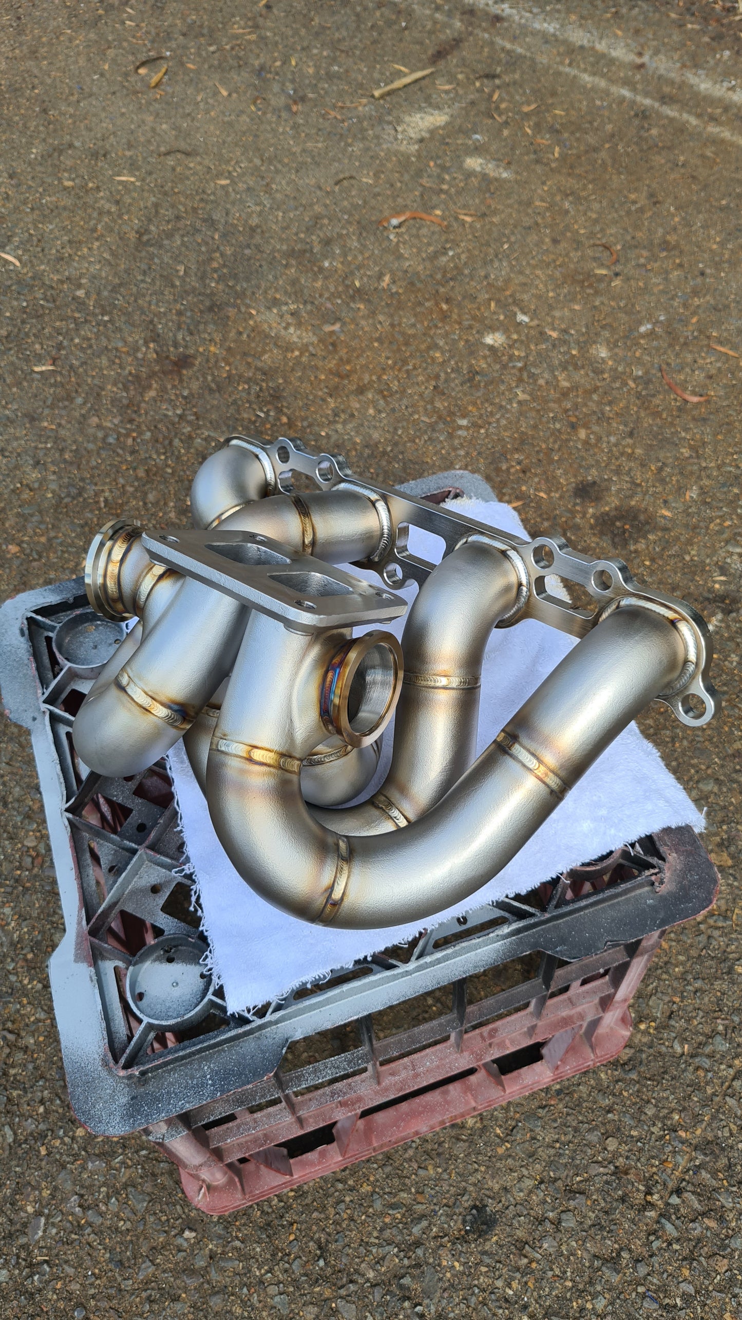 SR20 T4 High mount manifold